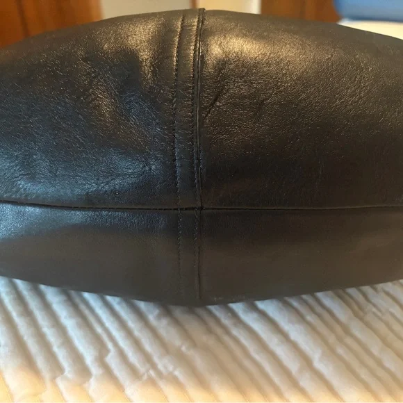 Coach Vintage 9221 Ergo Hobo Shoulder Bag Leather Black